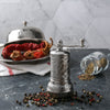 Black Pepper and Spice Grinder, Manual Pepper Mill with Handle - CRYSTALIA GLASS